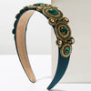 Wholesale Alloy Baroque Geometric Rhinestone Diamond Headband For Women Hair Accessories