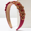 Wholesale Alloy Baroque Geometric Rhinestone Diamond Headband For Women Hair Accessories