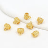 Wholesale Alloy Beaded Accessories For Bracelet Necklace Pendant Electroplated Versatile Minimalist Style