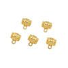 Wholesale Alloy Beaded Accessories For Bracelet Necklace Pendant Electroplated Versatile Minimalist Style