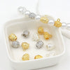 Wholesale Alloy Beaded Accessories For Bracelet Necklace Pendant Electroplated Versatile Minimalist Style