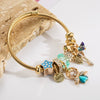 Wholesale Alloy Beaded Fashion Doll Star Shaped Diamond Styling Female Bracelet