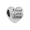 Wholesale Alloy Beaded Heart Shaped Hollow Necklace With Totem Pattern And Electroplating Treatment