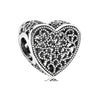 Wholesale Alloy Beaded Heart Shaped Hollow Necklace With Totem Pattern And Electroplating Treatment
