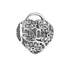 Wholesale Alloy Beaded Heart Shaped Hollow Necklace With Totem Pattern And Electroplating Treatment