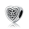 Wholesale Alloy Beaded Heart Shaped Hollow Necklace With Totem Pattern And Electroplating Treatment