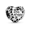 Wholesale Alloy Beaded Heart Shaped Hollow Necklace With Totem Pattern And Electroplating Treatment