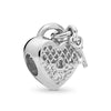 Wholesale Alloy Beaded Heart Shaped Hollow Necklace With Totem Pattern And Electroplating Treatment