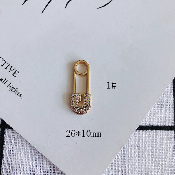 Wholesale Alloy Bear Rose Pendant Earrings Jewelry Accessories