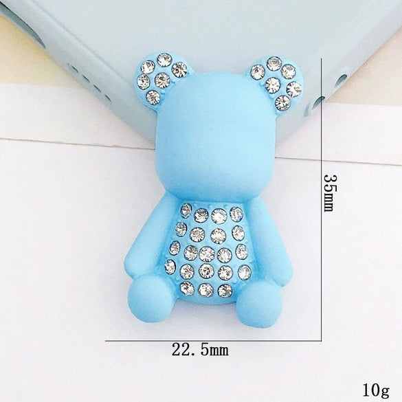 Wholesale Alloy Bear Spray Paint Jewelry And Cell Phone Shell Accessories