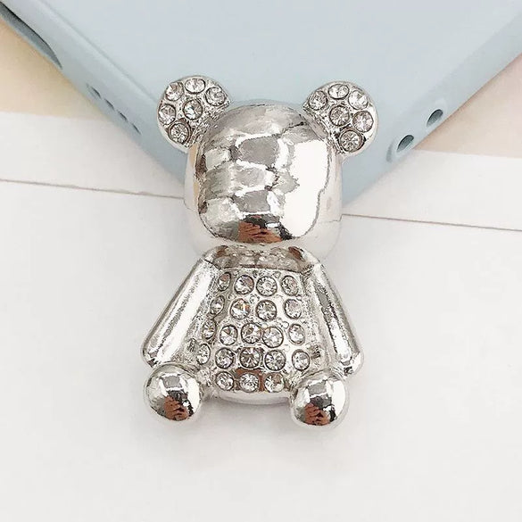 Wholesale Alloy Bear Spray Paint Jewelry And Cell Phone Shell Accessories