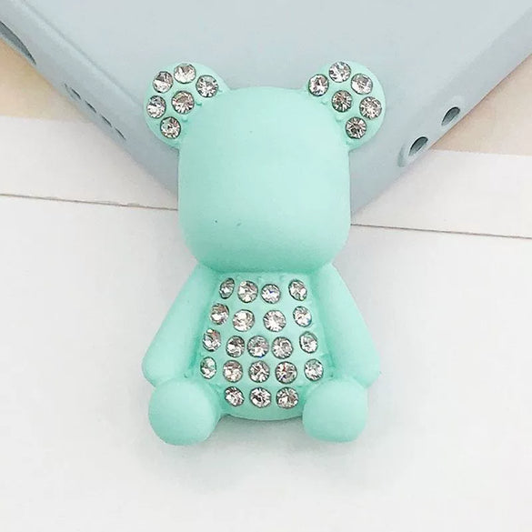 Wholesale Alloy Bear Spray Paint Jewelry And Cell Phone Shell Accessories