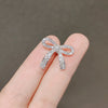Wholesale Alloy Bow Brooch Women's Decorative Electroplated Pin For Clothes Collar