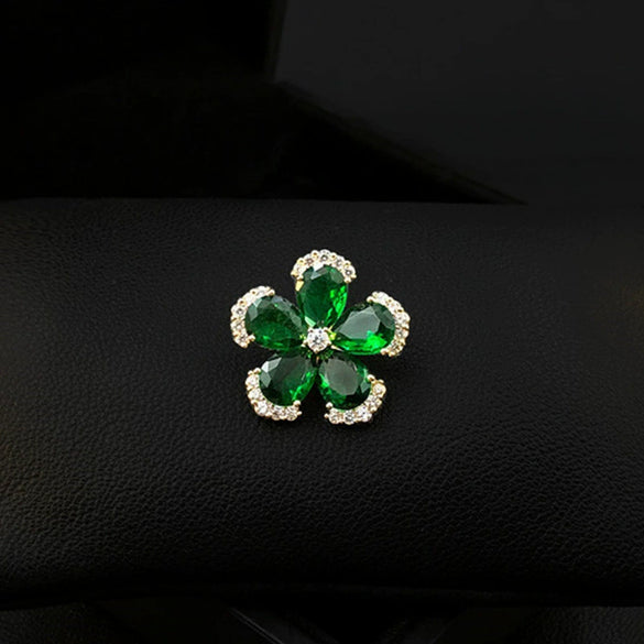 Wholesale Alloy Bow Electroplated Antirunning Light Brooch For Women
