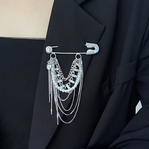 Wholesale Alloy Brooch Love Shape Retro Minimalist Decorations For Women