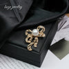 Wholesale Alloy Brooch With Bow Shape Electroplated And Diamondencrusted