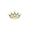 Wholesale Alloy Brooch With Crown And Flower Pattern Electroplating Treatment For Women