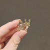 Wholesale Alloy Brooch With Crown And Flower Pattern Electroplating Treatment For Women
