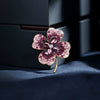 Wholesale Alloy Brooch With Flower Pattern Electroplated For Women Retro Antirunning Buckle Fixed Clothes Accessory