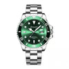 Wholesale Alloy Business Style Round Dial Imitation Mechanical Men's Luminous Calendar Waterproof Watch