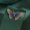 Wholesale Alloy Butterfly Brooch Electroplated Minimalist Style For Women