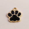 Wholesale Alloy Cartoon Animal Style Dripping Oil Eight Eyes Bear Paw Pendant Jewelry Accessories