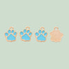Wholesale Alloy Cartoon Animal Style Dripping Oil Eight Eyes Bear Paw Pendant Jewelry Accessories