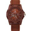 Wholesale Alloy Case Nylon Woven Strap Men's Quartz Watch Round Dial Luminous Pointer Casual Sports Style