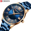 Wholesale Alloy Case Stainless Steel Band Round Dial Waterproof Quartz Men's Business Fashion Watch