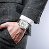 Wholesale Alloy Case Stainless Steel Band Round Dial Waterproof Quartz Men's Business Fashion Watch