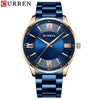 Wholesale Alloy Case Stainless Steel Band Round Dial Waterproof Quartz Men's Business Fashion Watch