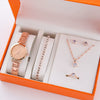 Wholesale Alloy Casual Round Women's Watch Jewelry With Rose Gold Buckle
