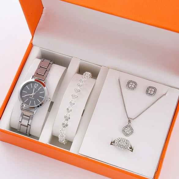 Wholesale Alloy Casual Round Women's Watch Jewelry With Rose Gold Buckle