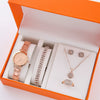 Wholesale Alloy Casual Round Women's Watch Jewelry With Rose Gold Buckle