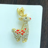 Wholesale Alloy Christmas Brooch For Women With Cartoon Characters Electroplated