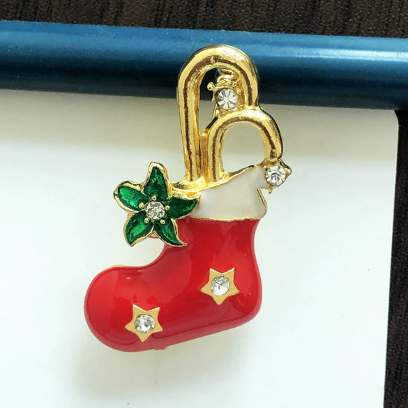 Wholesale Alloy Christmas Brooch For Women With Cartoon Characters Electroplated