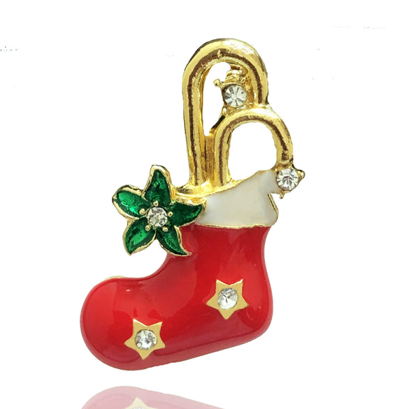 Wholesale Alloy Christmas Brooch For Women With Cartoon Characters Electroplated