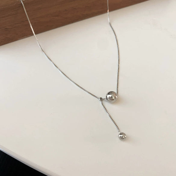 Wholesale Alloy Clavicle Chain Necklace With Fritillaria Flower Design And Electroplating Treatment Light Luxury Style For Women