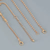 Wholesale Alloy Conch Necklace Two Piece Women's Fashion Exaggerated Snake Bone Chain Geometric Electroplated Accessories