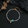 Wholesale Alloy Conch Rice Beads Starfish Anklet Fashion Jewelry For Women And Men