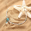 Wholesale Alloy Conch Rice Beads Starfish Anklet Fashion Jewelry For Women And Men