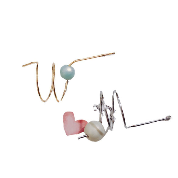 Wholesale Alloy Conch Shape Gold Plated Long Earrings Jewelry Accessories