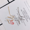 Wholesale Alloy Conch Shape Gold Plated Long Earrings Jewelry Accessories