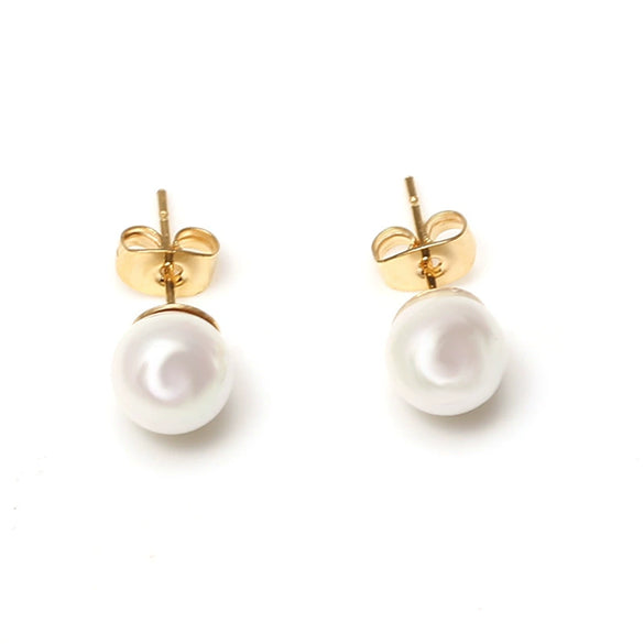 Wholesale Alloy Constellation Diamond Inlaid Zircon Bow Pearl Earrings