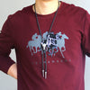 Wholesale Alloy Cowhide Weaving Animals Zodiac Twisted Chain Casual Necklace