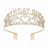 Wholesale Alloy Crown Headband For Girls With Electroplating Simple Geometric Style