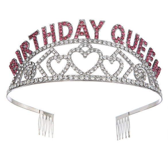 Wholesale Alloy Crown Headband For Girls With Electroplating Simple Geometric Style