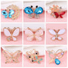 Wholesale Alloy Crystal Butterfly Diy Jewelry Accessories Hair Accessories Headdress Phone Shell With Electroplating