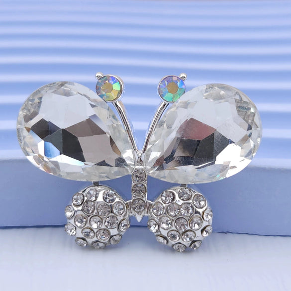 Wholesale Alloy Crystal Butterfly Diy Jewelry Accessories Hair Accessories Headdress Phone Shell With Electroplating