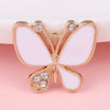 Wholesale Alloy Crystal Butterfly Diy Jewelry Accessories Hair Accessories Headdress Phone Shell With Electroplating